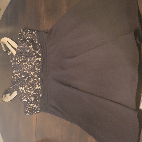 Black Formal Lace Mini Dress - Picture 8 of 17